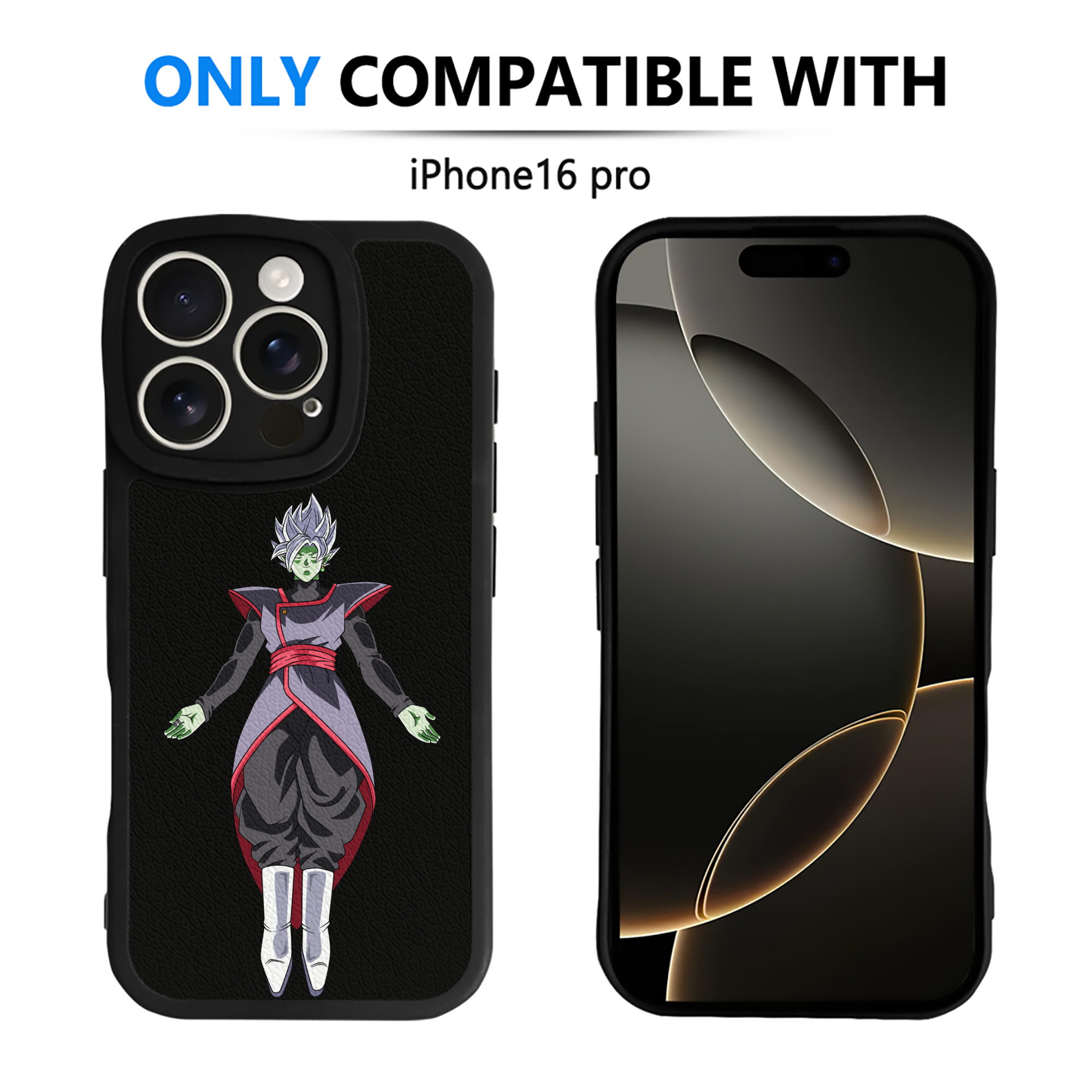 （画像用） ドラゴンボール ベジット DRAGON BALL Vegetto 【iPhone 16シリーズ対応】シリコンスマホケース（レザー調） 材質：シリコン
